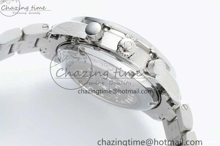 0414 Speedmaster Racing Master SS HKF Best Edition Black Dial on SS Bracelet A Versatile 7810